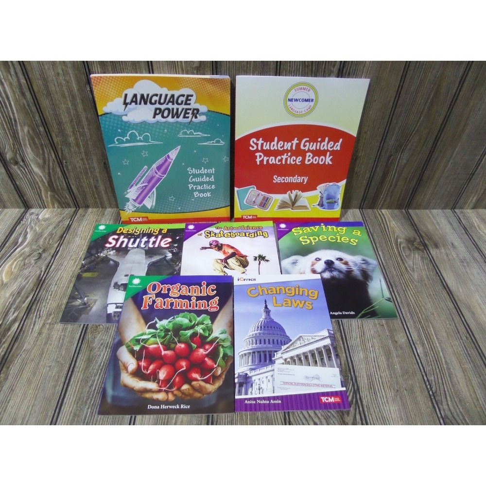 Set of 7 NEW Teacher Created Materials and Smithsonian Learning Books